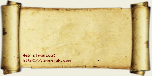 Hana Bilbija vizit kartica